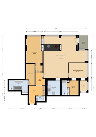 Velperweg 47-1002, 6824 BG Arnhem - Appartement - 2D.jpg