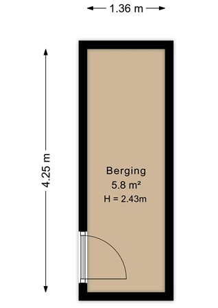 Velperweg 47-1002, 6824 BG Arnhem - Berging - 2D.jpg