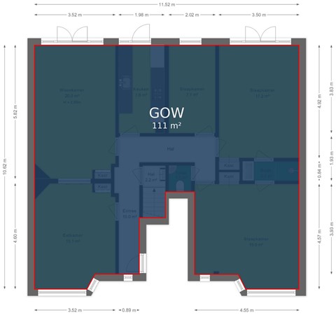 Van Goghstraat 19, 6813 HD Arnhem - Begane grond - markings.jpg