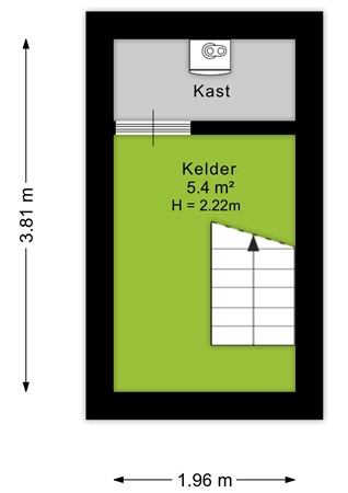 Van Goghstraat 19, 6813 HD Arnhem - Kelder - 2D.jpg