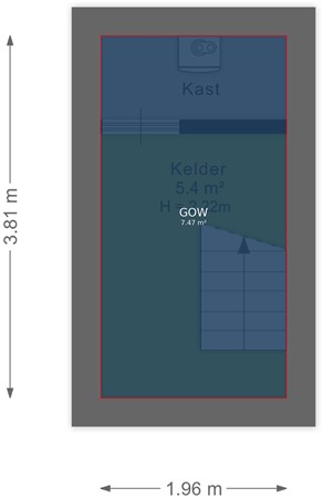Van Goghstraat 19, 6813 HD Arnhem - Kelder - markings.jpg