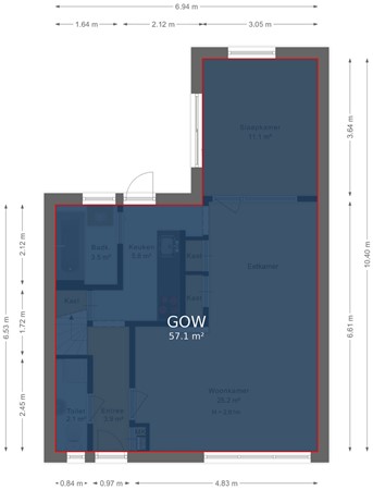 Hunenborgstraat 4, 6825 BT Arnhem - Begane grond - markings.jpg