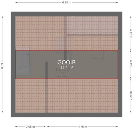 Hunenborgstraat 4, 6825 BT Arnhem - Eerste verdieping - markings.jpg