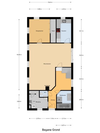 Floorplan - Klaproos 25, 6566 HL Millingen aan de Rijn