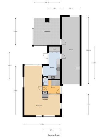 Floorplan - Ruijsdaelstraat 42, 6566 XT Millingen aan de Rijn
