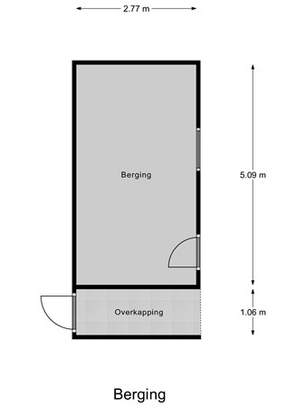 Floorplan - Prinses Margrietstraat 13, 6566 BX Millingen aan de Rijn