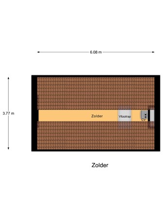 Floorplan - Sint Willibrordstraat 8, 6566 DD Millingen aan de Rijn