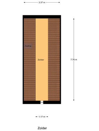 Floorplan - Zeelandsestraat 21, 6566 DE Millingen aan de Rijn