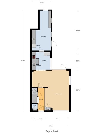 Floorplan - Van Lyndenstraat 7, 6566 BG Millingen aan de Rijn