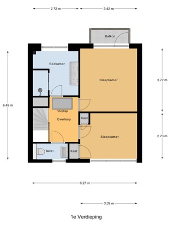 Floorplan - Van Lyndenstraat 7, 6566 BG Millingen aan de Rijn