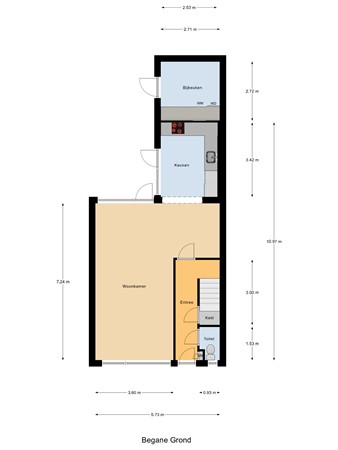 Floorplan - Wethouder Koenenstraat 51, 6566 XD Millingen aan de Rijn