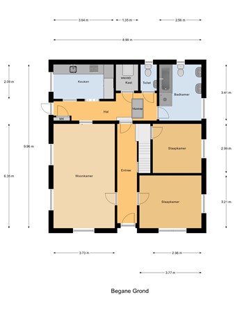 Floorplan - Heerbaan 63, 6566 ED Millingen aan de Rijn
