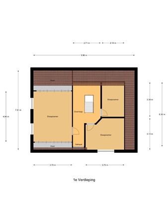 Floorplan - Heerbaan 63, 6566 ED Millingen aan de Rijn