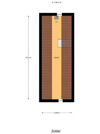 Floorplan - Steenstraat 12B, 6566 AP Millingen aan de Rijn