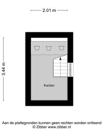 Floorplan - Zeelandsestraat 10, 6566 DH Millingen aan de Rijn