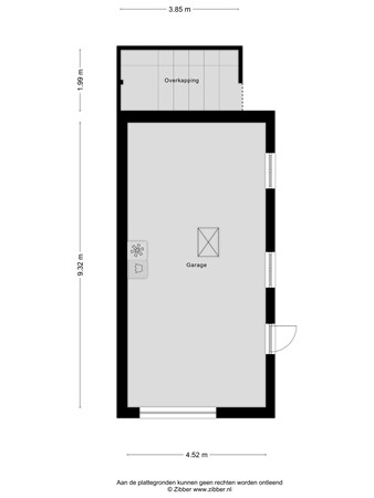Floorplan - Zeelandsestraat 10, 6566 DH Millingen aan de Rijn