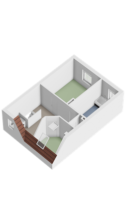 Floorplan - Koninginnelaan 197, 6542 ZP Nijmegen