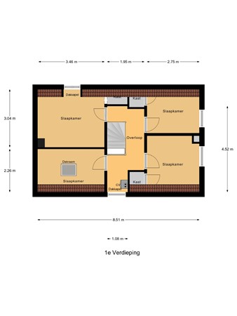Floorplan - Wethouder Koenenstraat 27, 6566 XD Millingen aan de Rijn