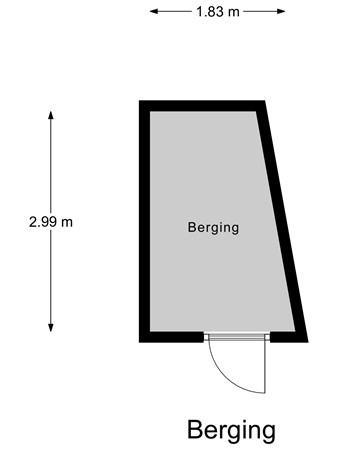 Floorplan - Pastoor Graatweg 43, 6566 DA Millingen aan de Rijn