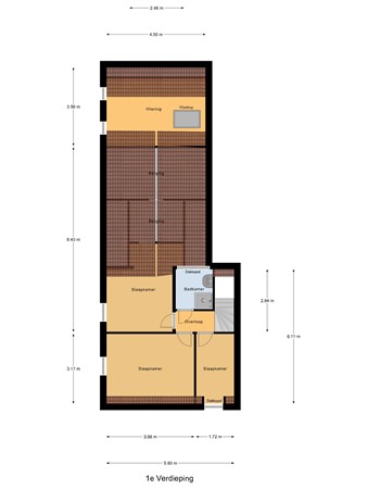 Floorplan - Elzenstraat 2, 6566 ZW Millingen aan de Rijn