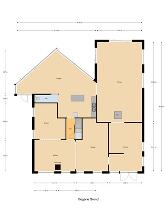 Floorplan - Langestraat 47, 7047 CK Braamt