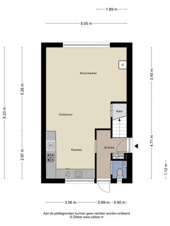 Floorplan - Akkerwinde 5, 6566 HE Millingen aan de Rijn