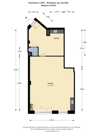 Floorplan - Heerbaan 170a, 6566 EV Millingen aan de Rijn