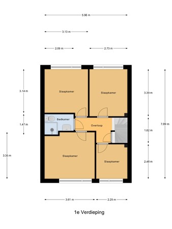 Floorplan - Burgemeester Hermsenstraat 39, 6566 AB Millingen aan de Rijn