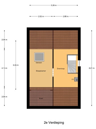 Floorplan - Kennedystraat 1, 6566 DX Millingen aan de Rijn