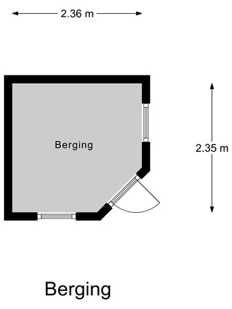 Floorplan - Kennedystraat 1, 6566 DX Millingen aan de Rijn