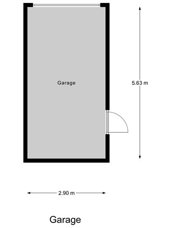 Floorplan - Kennedystraat 1, 6566 DX Millingen aan de Rijn