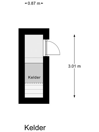 Floorplan - Wethouder Koenenstraat 34, 6566 XJ Millingen aan de Rijn