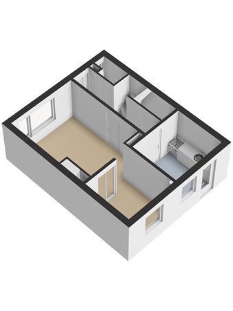 Floorplan - Wethouder Koenenstraat 34, 6566 XJ Millingen aan de Rijn