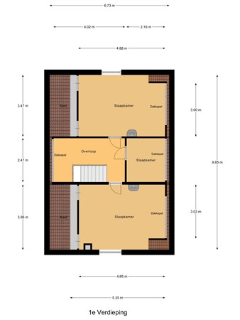 Floorplan - Zeelandsestraat 41, 6566 DG Millingen aan de Rijn