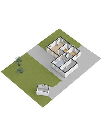 Floorplan - Zeelandsestraat 41, 6566 DG Millingen aan de Rijn