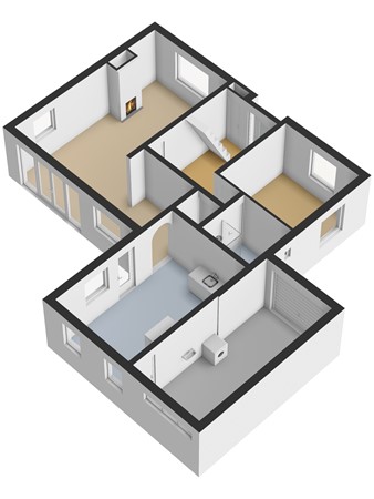 Floorplan - Zeelandsestraat 41, 6566 DG Millingen aan de Rijn