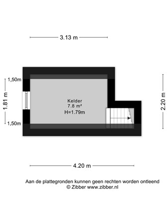 Floorplan - Ruijsdaelstraat 44, 6566 XT Millingen aan de Rijn
