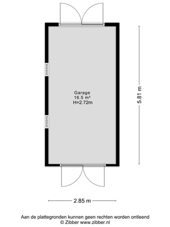 Floorplan - Ruijsdaelstraat 44, 6566 XT Millingen aan de Rijn