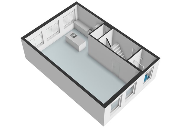 Lange Margarethastraat 30A, 2011 PM Haarlem - Lange Margaritastraat 30-A - Haarlem - 1e_verdieping - 3D  _2.jpg