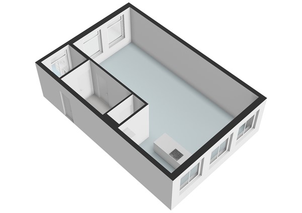 Lange Margarethastraat 30A, 2011 PM Haarlem - Lange Margaritastraat 30-A - Haarlem - 1e_verdieping - 3D  _1.jpg