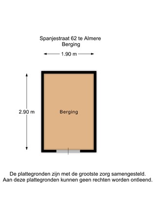 Spanjestraat 62, 1363 CM Almere - Spanjestraat 62-Berging - 2D.jpg.jpg