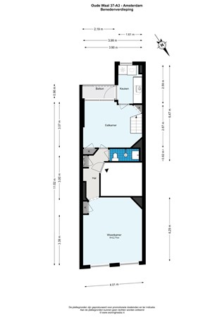 Oude Waal 37A3, 1011 CD Amsterdam - 