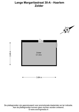 Lange Margarethastraat 30A, 2011 PM Haarlem - 