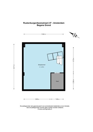 Rustenburgerdwarsstraat 2F, 1074 JJ Amsterdam - 