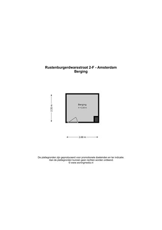 Rustenburgerdwarsstraat 2F, 1074 JJ Amsterdam - 