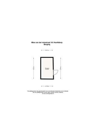 Mies Van Der Rohestraat 161, 2132 HX Hoofddorp - 