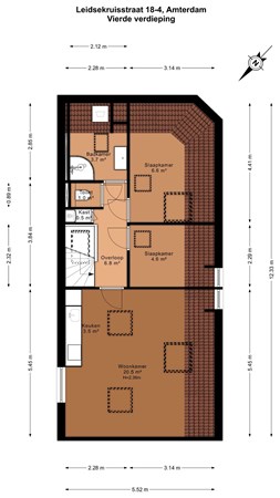 Leidsekruisstraat 18-4, 1017 RH Amsterdam - 