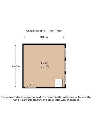 Griseldestraat 11H, 1055 AR Amsterdam - 