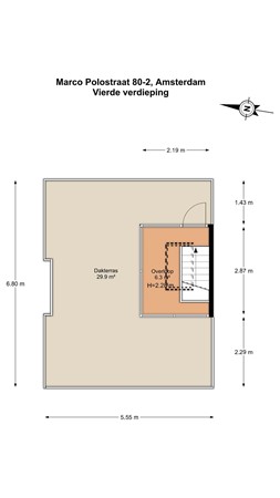 Marco Polostraat 80-2, 1057 WT Amsterdam - 