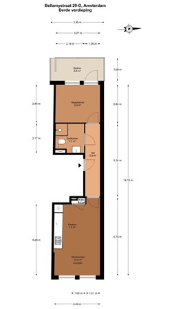Bellamystraat 29D, 1053 BG Amsterdam - 